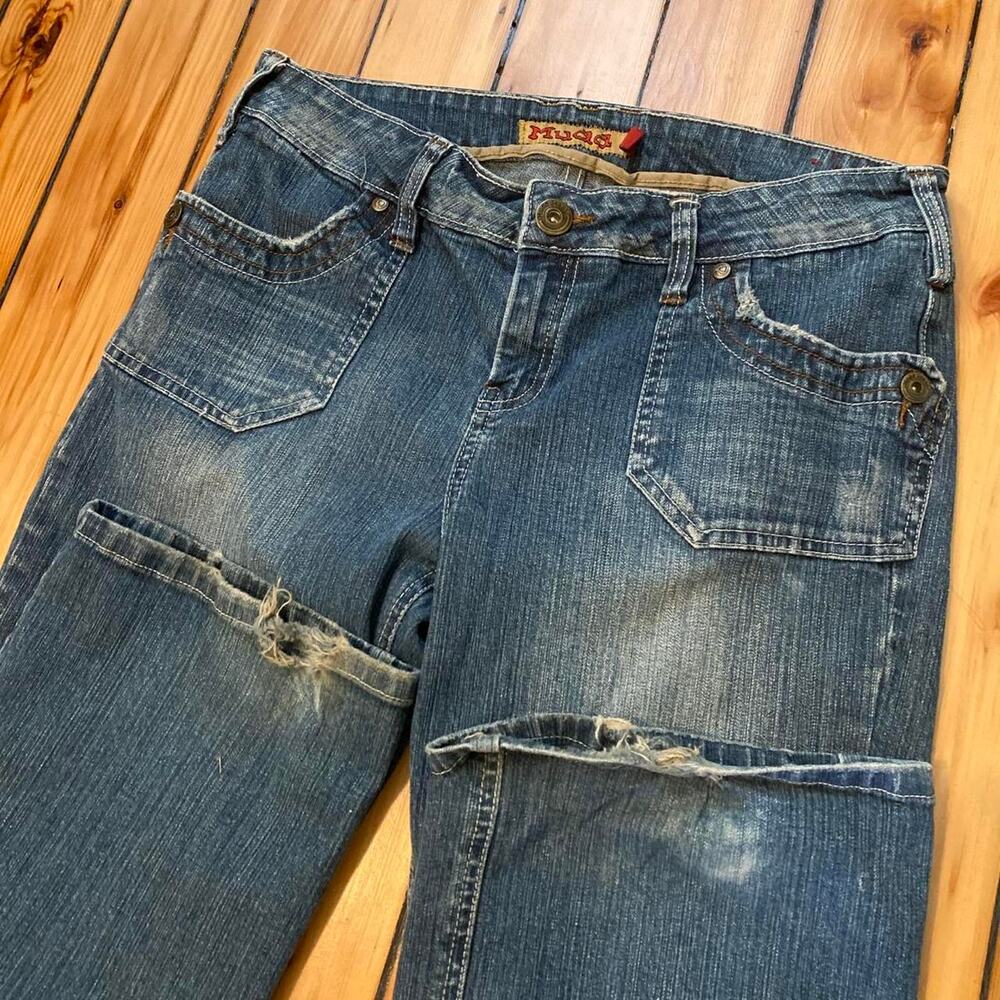 Vintage Y2k 2000s Flared Mudd Jeans Size 11